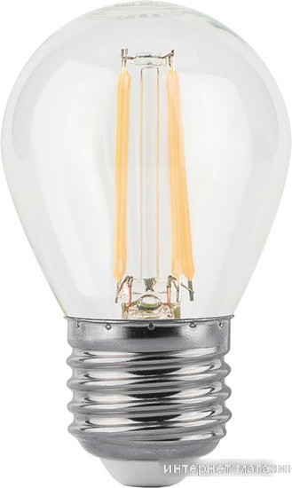 Светодиодная лампа Gauss Filament Globe E27 9 Вт 2700 К 105802109