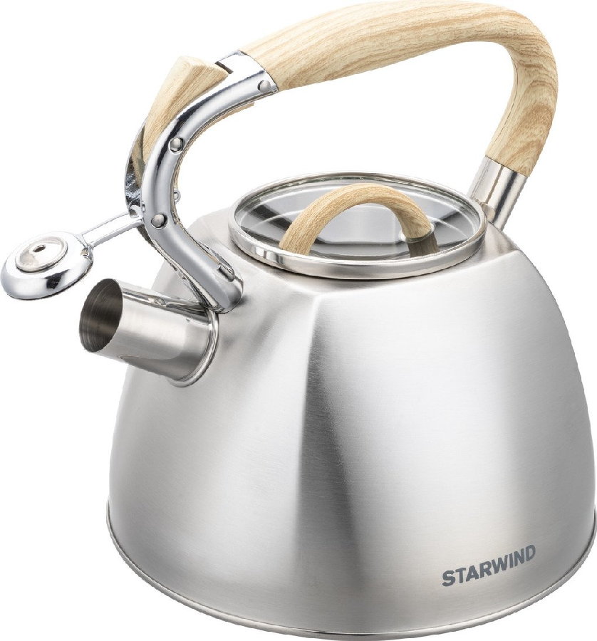 Чайник со свистком StarWind SW-CH1308 (серый)