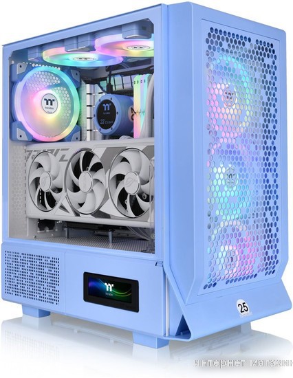 Корпус Thermaltake Ceres 330 TG ARGB Hydrangea Blue CA-1Y2-00MFWN-00