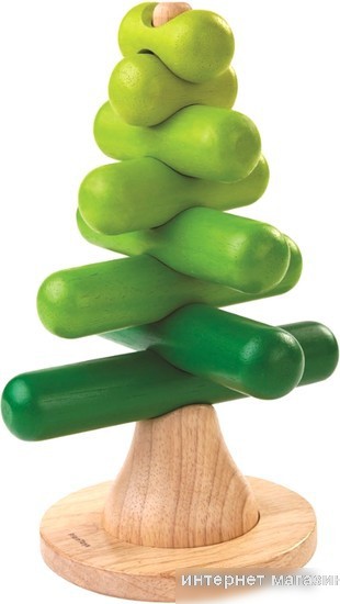 Балансир Plan Toys Пирамидка Дерево 5149