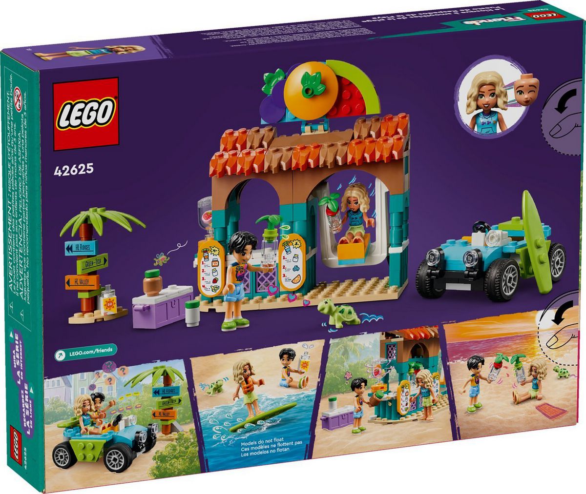 Конструктор LEGO Friends 42625 Киоск с пляжными коктейлями