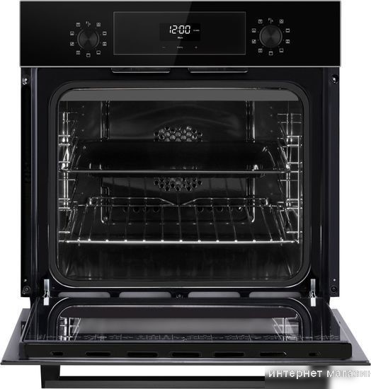 Электрический духовой шкаф Weissgauff EOV 306 SВ Black Еdition