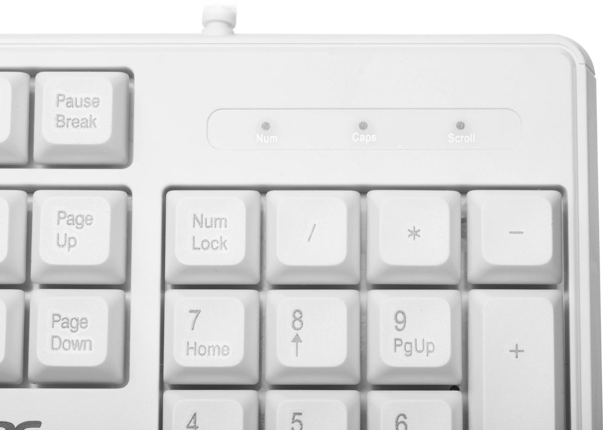 Клавиатура Acer OKW301 (белый)