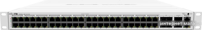 Коммутатор Mikrotik CRS354-48P-4S+2Q+RM