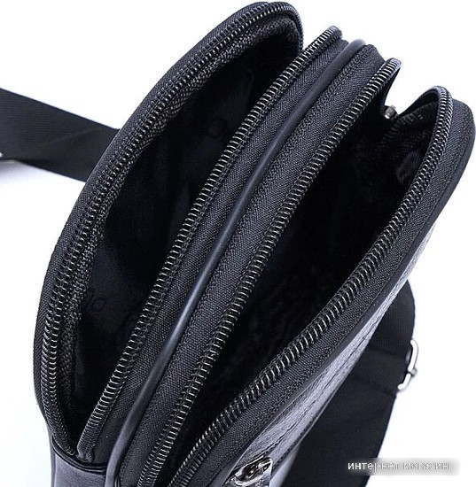 Мужская сумка Poshete 252-9950-BLK (черный)