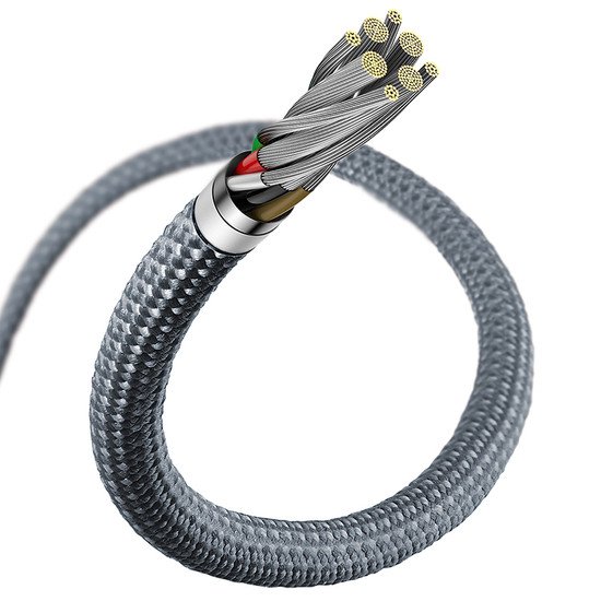 Кабель Baseus Dynamic Series USB Type-C - Lightning (1 м, серый)