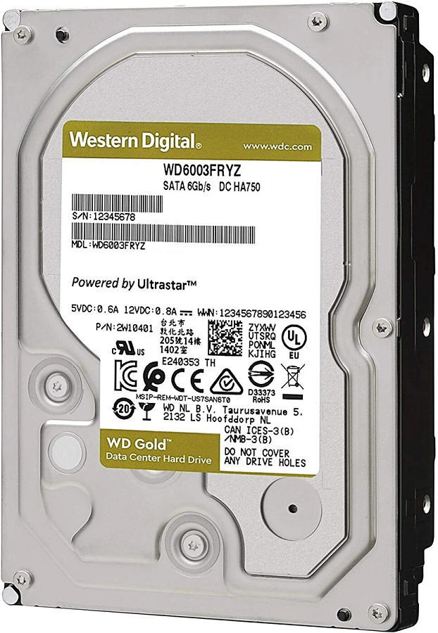 Жесткий диск WD Gold 10TB WD102KRYZ