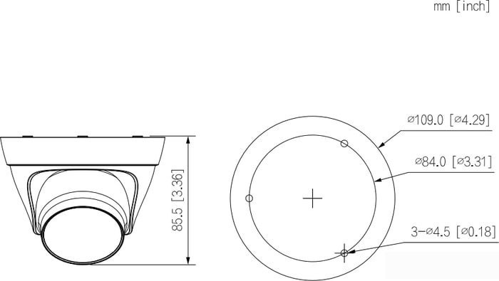 IP-камера Dahua DH-IPC-HDW1230T1P-0280B-S5