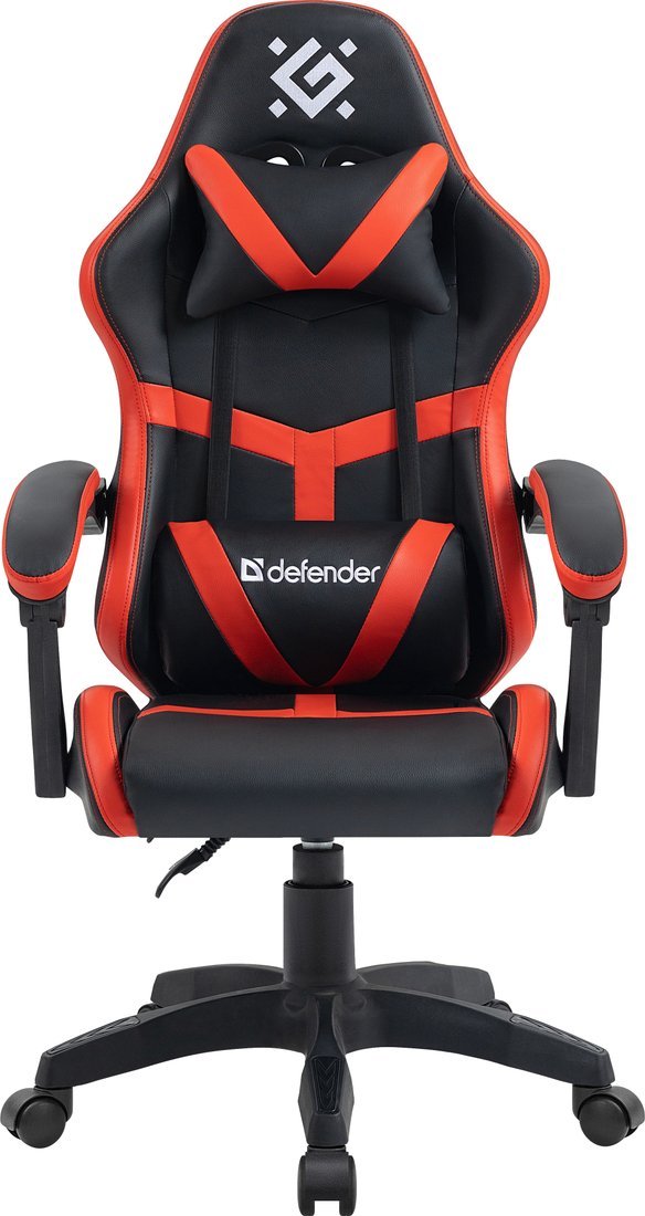 Игровое (геймерское) кресло Defender Synergy (черный/красный)