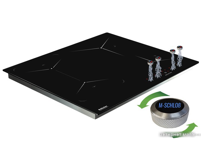 Варочная панель Backer BIH604-1T-S5 Black