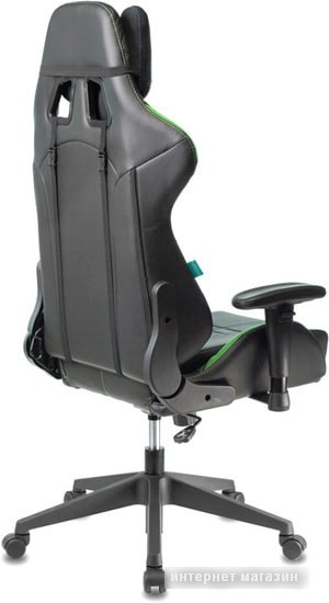 Кресло Бюрократ Viking 5 Aero (черный/зеленый)