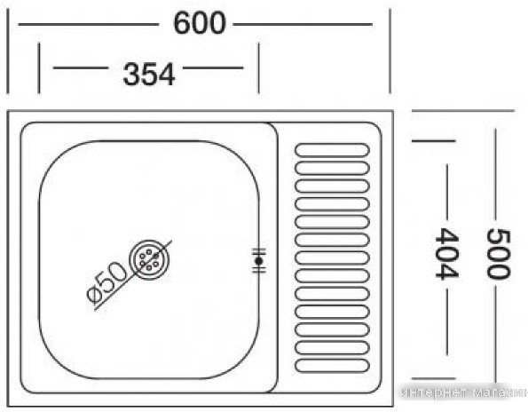 Кухонная мойка Mixline R 541319