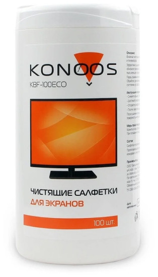 Влажные салфетки Konoos KBF-100ECO