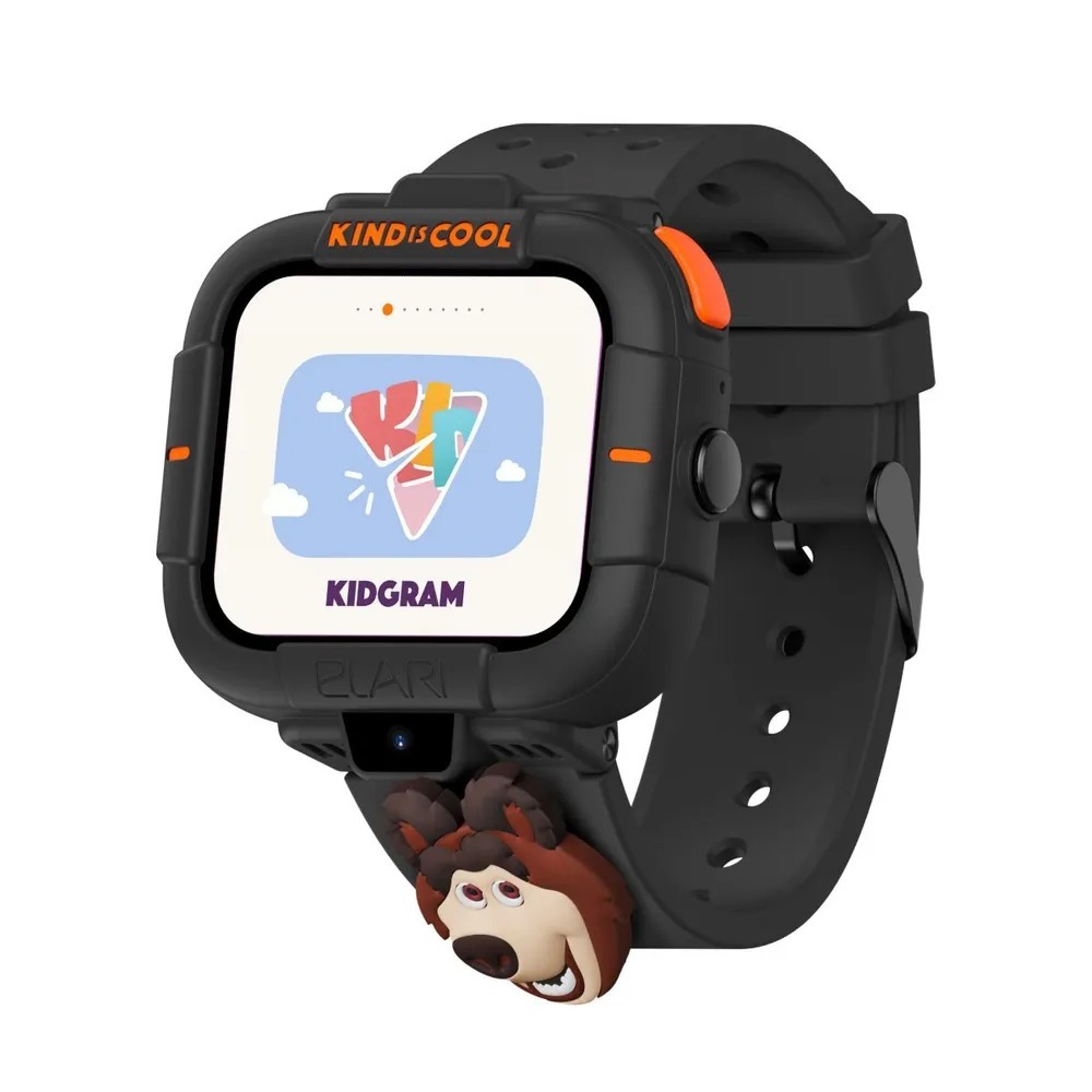 Детские умные часы Elari KidPhone MB (черный)
