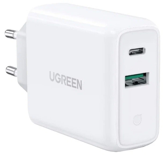Сетевое зарядное Ugreen CD170 60468 (белый)