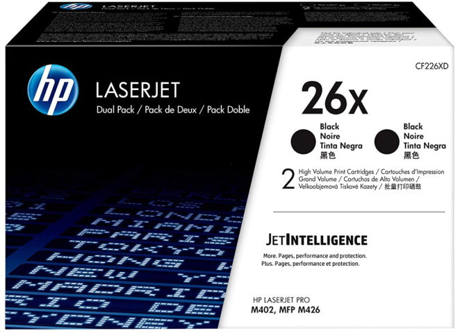 Картридж HP 26X 2-pack CF226XD