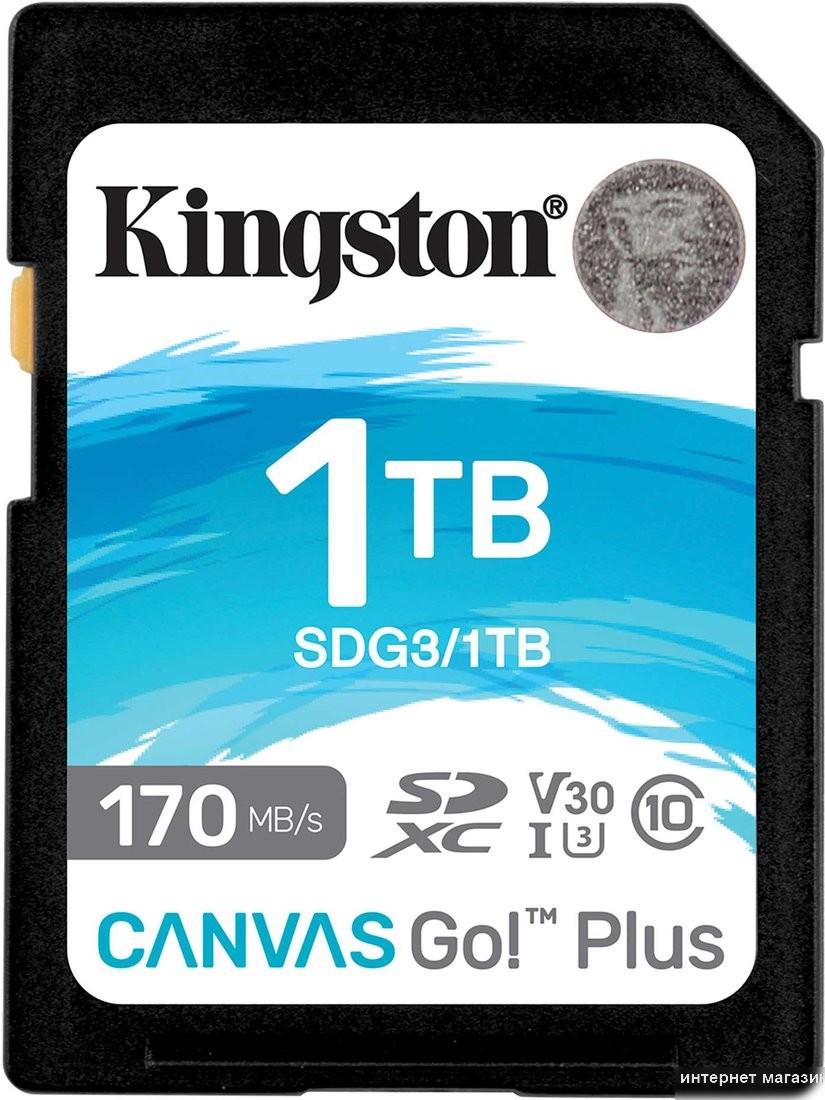 Карта памяти Kingston Canvas Go! Plus SDXC 1TB
