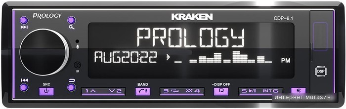 USB-магнитола Prology CDP-8.1 Kraken