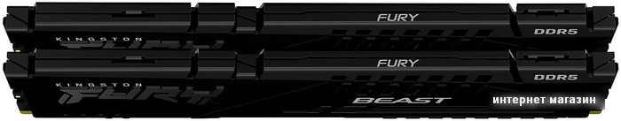 Оперативная память Kingston FURY Beast 2x8ГБ DDR5 5600 МГц KF556C40BBK2-16