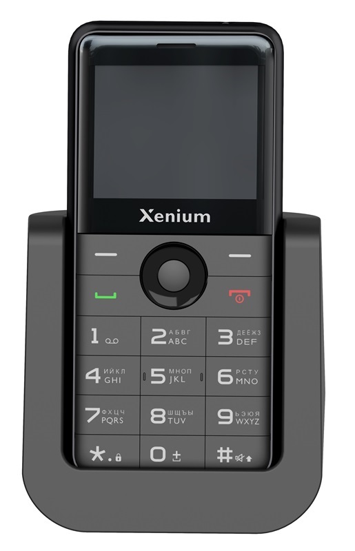 Кнопочный телефон Xenium X700 (черный)
