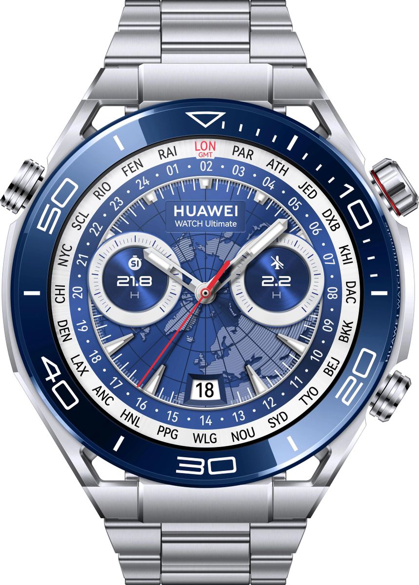 Умные часы Huawei Watch Ultimate (серебристый океан)