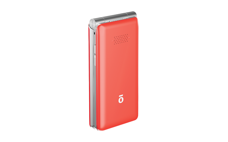 Кнопочный телефон Olmio F50 (красный)