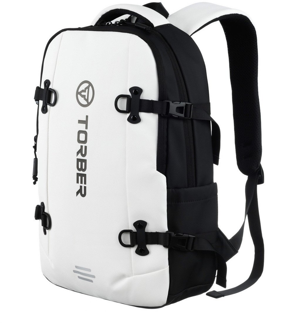Городской рюкзак Torber Xtreme 18 TS1101WH (белый/черный)