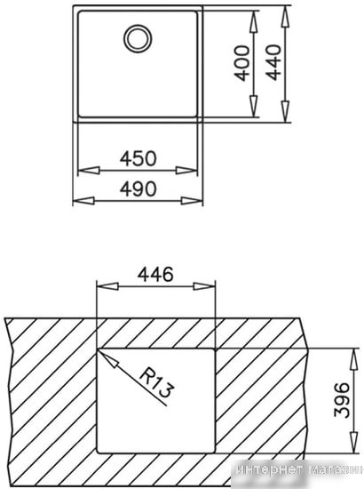 Кухонная мойка TEKA Be Linea RS15 45.40