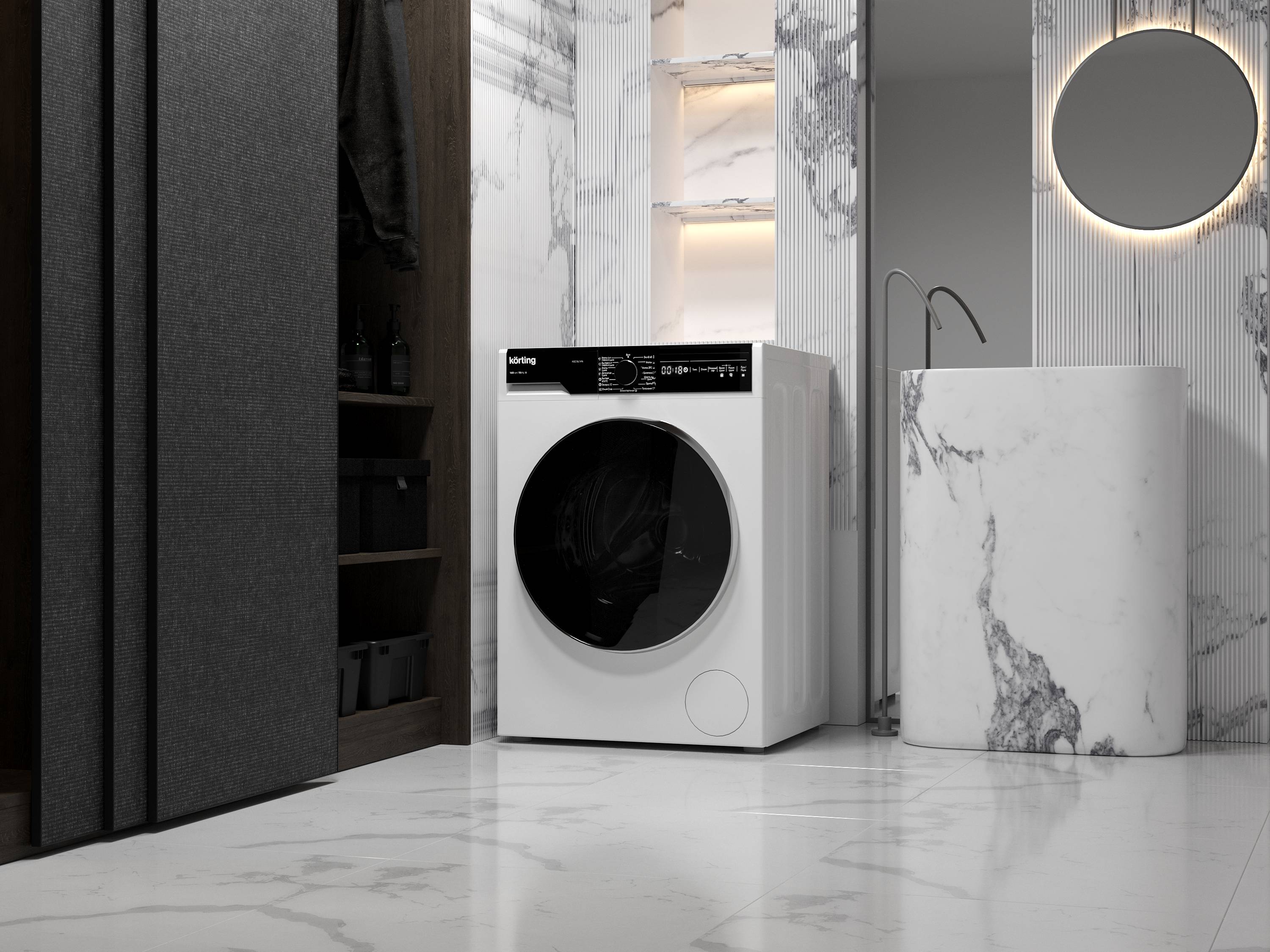 Стирально-сушильная машина Korting KWD 58L1496
