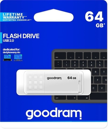 USB Flash GOODRAM UME2 64GB (белый)