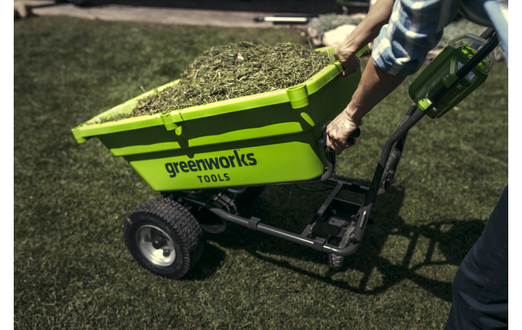 Трехколесная тачка Greenworks 40V G40GC 7400007UB (сАКБ и ЗУ)