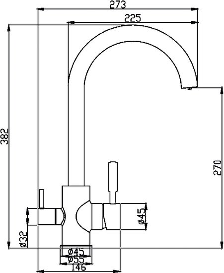 Смеситель Haiba HB76840