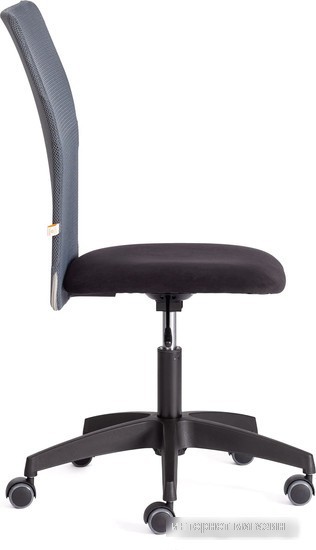 Кресло TetChair Star флок/ткань (черный/серый, 35/W-12)