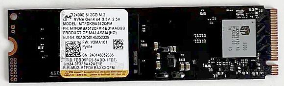 SSD накопитель Micron 2400 M.2 MTFDKBA512QFM-1BD1AABGAB (уценка)