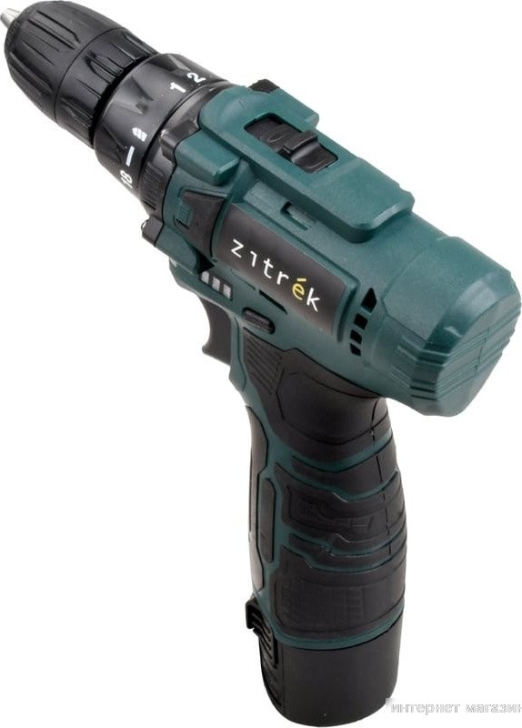 Дрель-шуруповерт Zitrek Green 12V Plus 085-1013 (с 1-им АКБ)