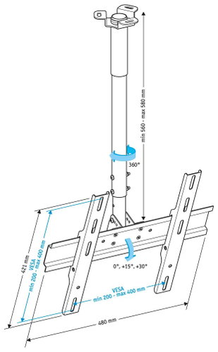 Кронштейн Holder PR-101 (черный)