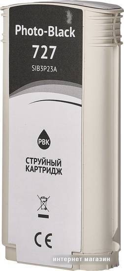 Картридж Sakura Printing SIB3P23A (аналог HP 727 Photo Black)