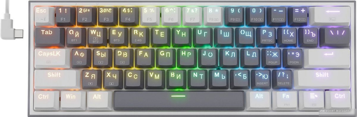 Redragon Fizz Pro (белый/серый)