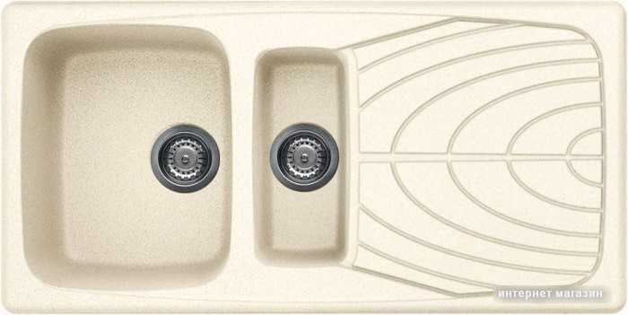 Кухонная мойка Elleci Master 475 Bianco Antico 62