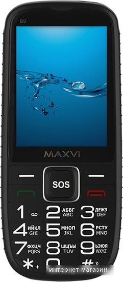 Мобильный телефон Maxvi B9 (черный)