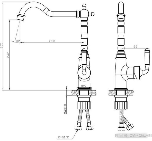 Смеситель Esko Florence FR 03 C