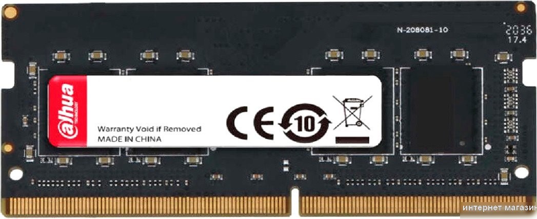 Оперативная память Dahua 16ГБ DDR4 SODIMM 2666 МГц DHI-DDR-C300S16G26