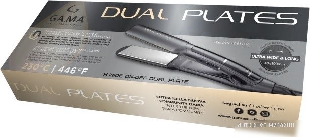 Выпрямитель GA.MA X-Wide On/Off Ptc Dual Plates AF GI3034