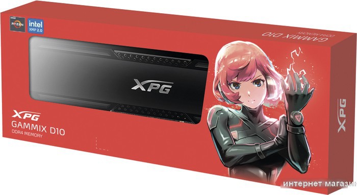 Оперативная память A-Data XPG GAMMIX D20 8ГБ DDR4 3600 МГц AX4U36008G18I-CBK20