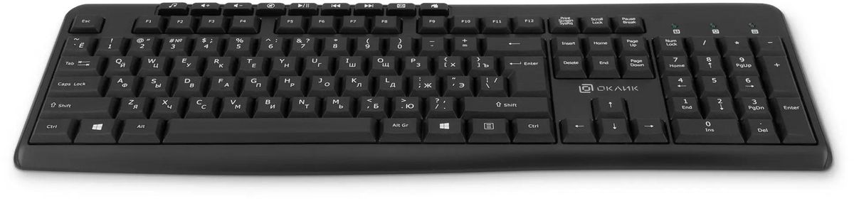 Клавиатура Oklick K225W (черный)