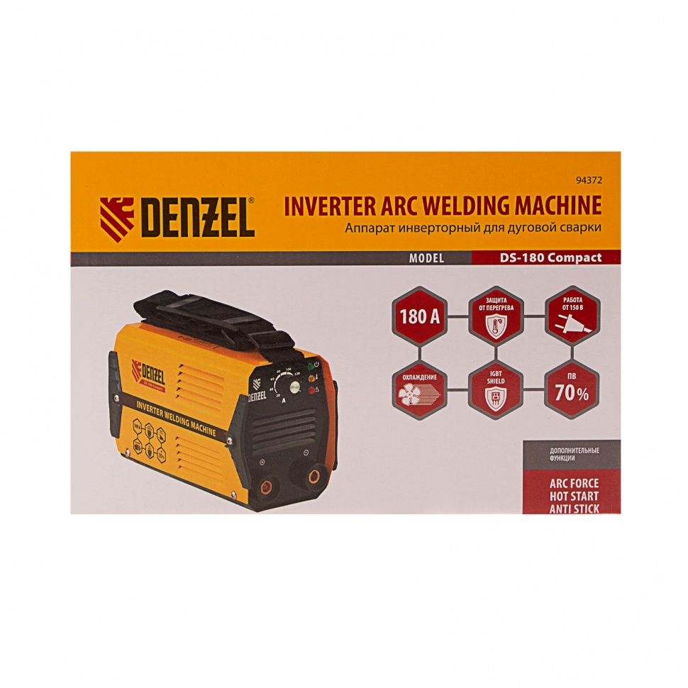 Сварочный инвертор Denzel DS-180 Compact