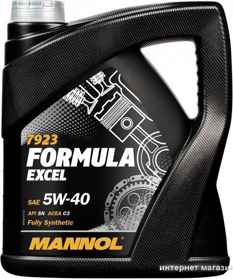 Моторное масло Mannol Formula Excel 5W-40 SN 4л