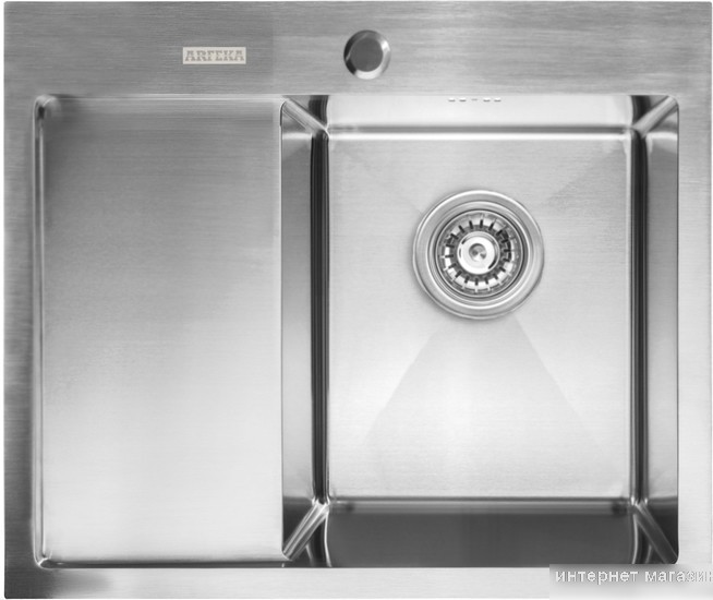 Кухонная мойка ARFEKA AF 650*505 R Satin Nano