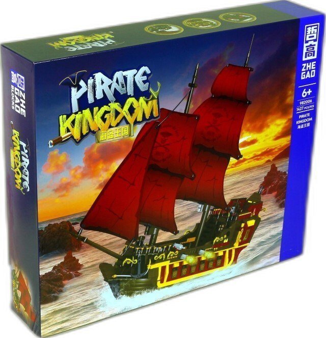 Конструктор Zhe Gao 982006 Пиратский корабль Мобиди