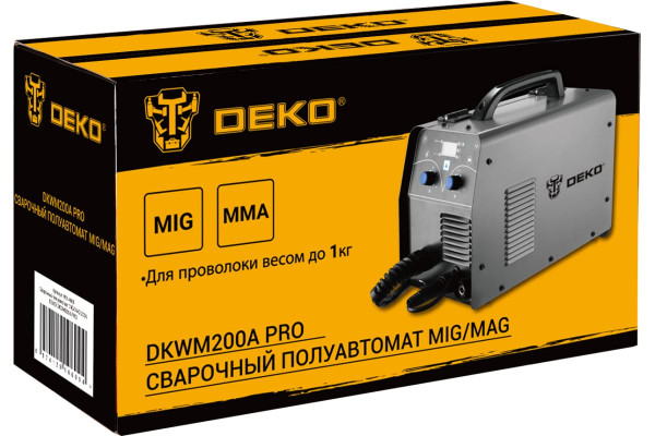 Сварочный инвертор Deko DKWM200A PRO 051-4686